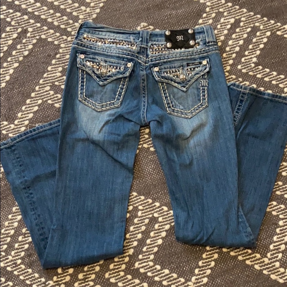 Miss Me Jeans Easy Boot sz 26